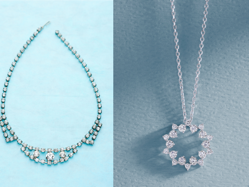 Diamond or Stone-Studded Chokers